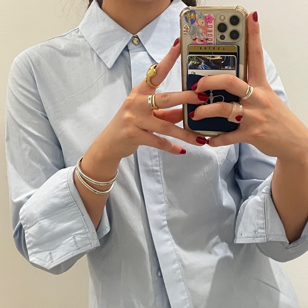 Mango Fitted Cotton Shirt
